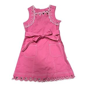 The Children’s Place Stretch Pink Scalloped Dress Size 8
